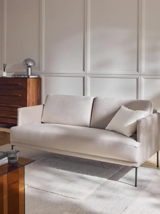 Sofa De Terciopelo Fluente (2 Plazas)