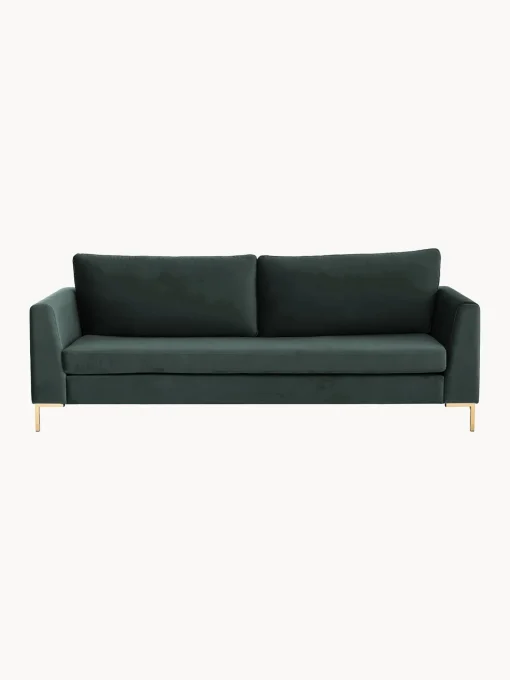 Sofa De Terciopelo Luna (3 Plazas)