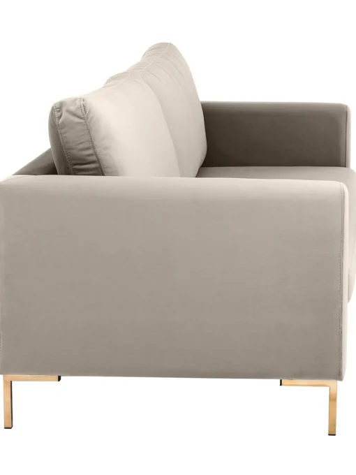 Sofa De Terciopelo Luna (3 Plazas)