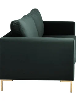 Sofa De Terciopelo Luna (3 Plazas)
