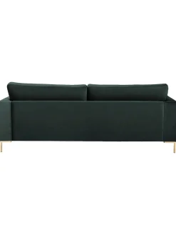 Sofa De Terciopelo Luna (3 Plazas)