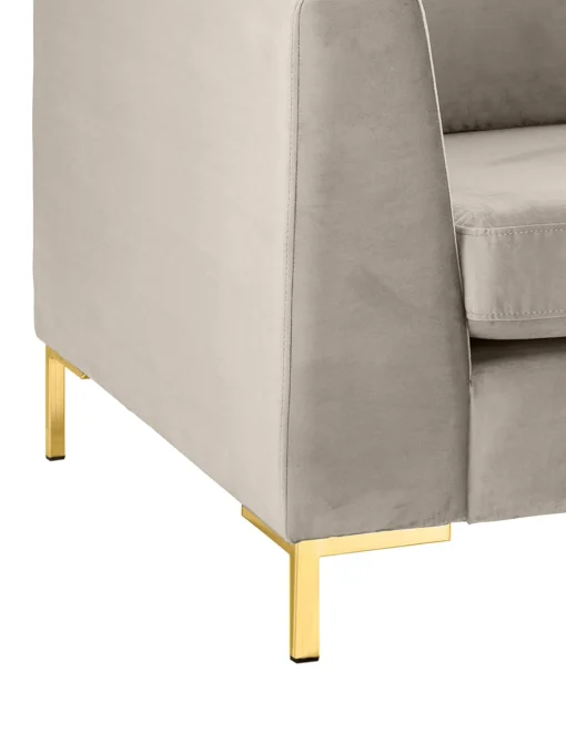 Sofa De Terciopelo Luna (3 Plazas)