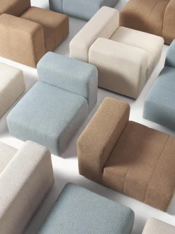 Sofa Modular Boucle Lena (4 Plazas)