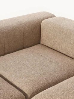 Sofa Modular Boucle Lena (4 Plazas), Con Reposapies