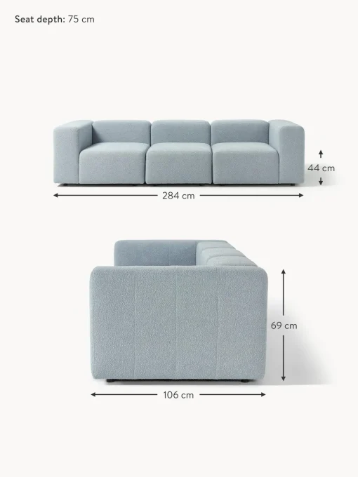 Sofa Modular Boucle Lena (4 Plazas)