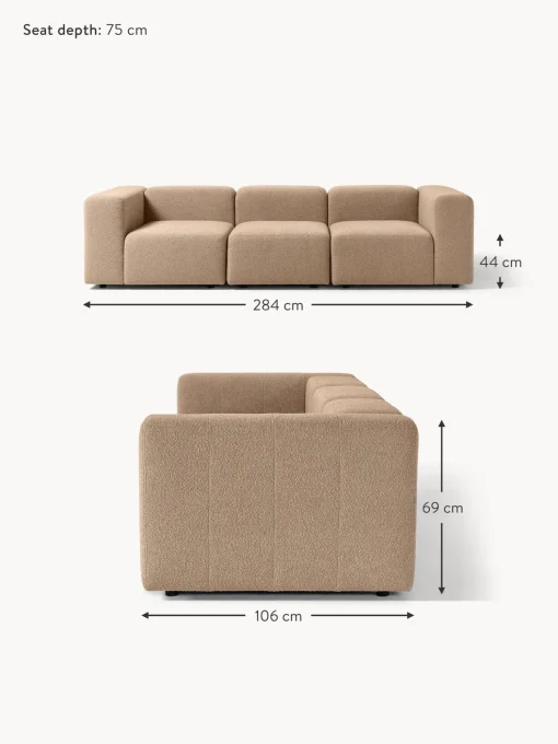 Sofa Modular Boucle Lena (4 Plazas)