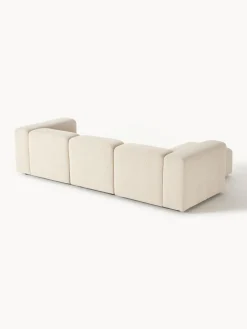 Sofa Modular Boucle Lena (4 Plazas), Con Reposapies