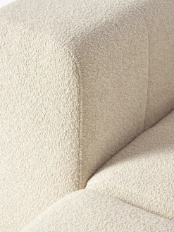 Sofa Modular Boucle Lena (4 Plazas), Con Reposapies