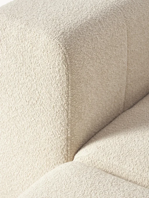 Sofa Modular Boucle Lena (4 Plazas), Con Reposapies