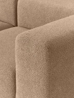 Sofa Modular Boucle Lena (4 Plazas), Con Reposapies