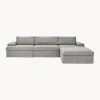 Sofa Modular Con Reposapies Russell (4 Plazas), Desenfundable