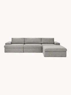 Sofa Modular Con Reposapies Russell (4 Plazas), Desenfundable