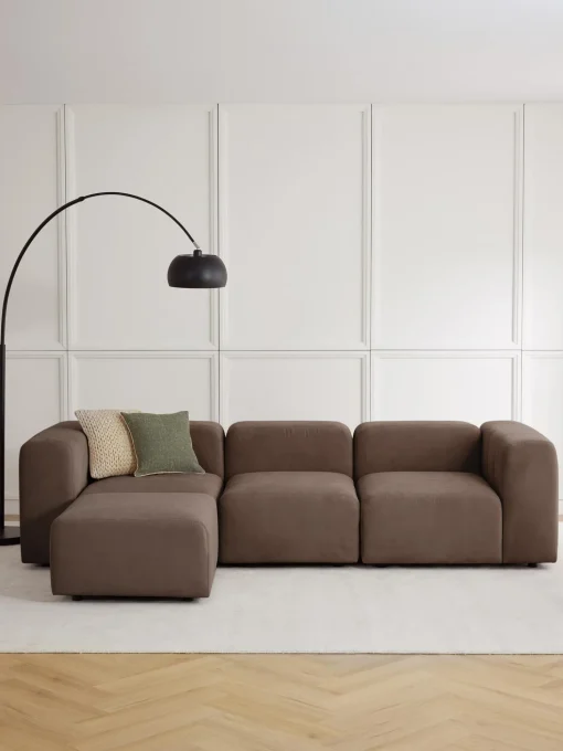 Sofa Modular Con Reposapies Lena (4 Plazas)