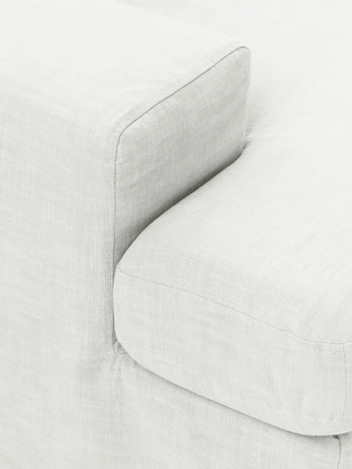 Sofa Modular Con Reposapies Russell (4 Plazas), Desenfundable