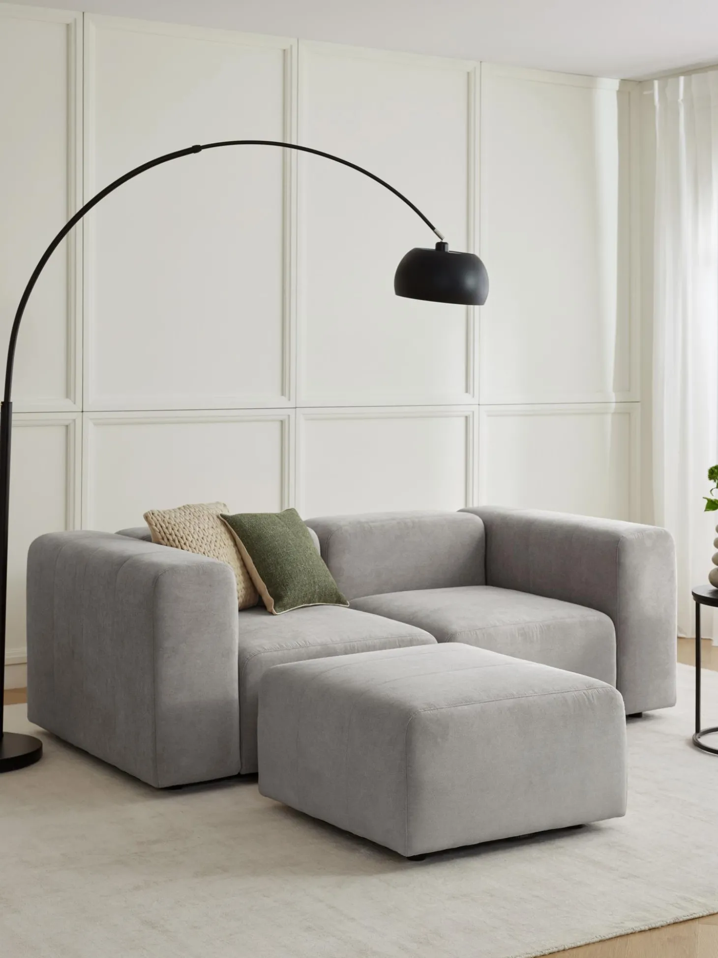 Sofa Modular Con Reposapies Lena (3 Plazas)
