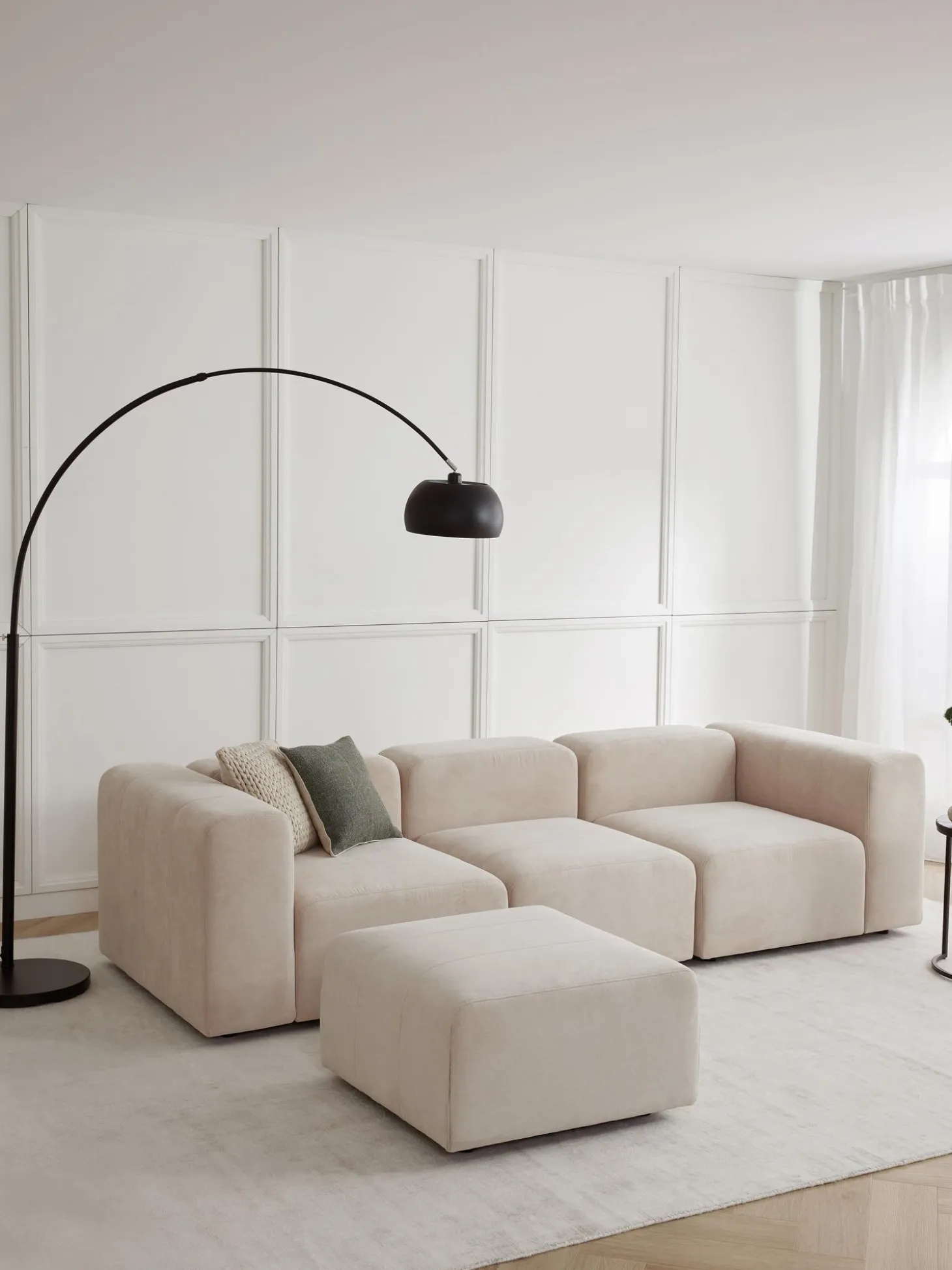 Sofa Modular Con Reposapies Lena (4 Plazas)