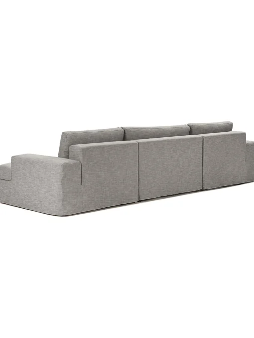 Sofa Modular Con Reposapies Russell (4 Plazas), Desenfundable