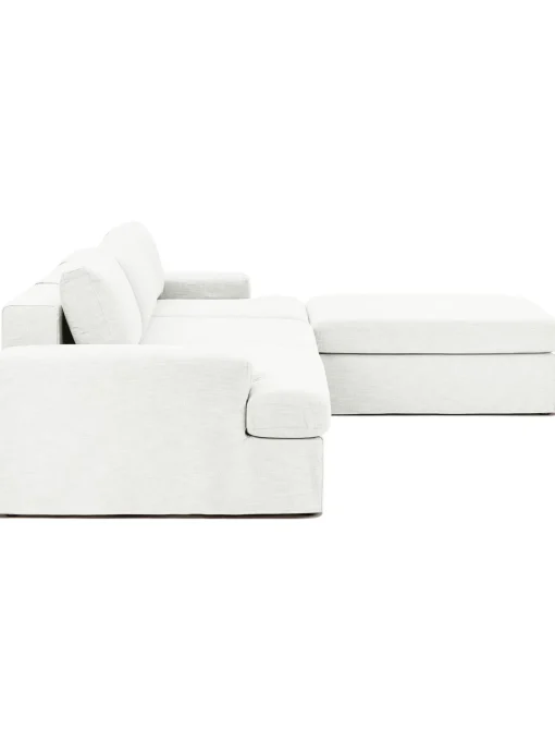 Sofa Modular Con Reposapies Russell (4 Plazas), Desenfundable