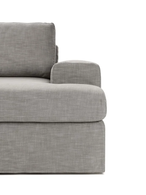 Sofa Modular Con Reposapies Russell (4 Plazas), Desenfundable