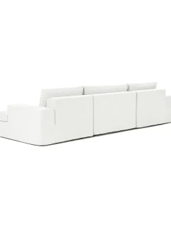 Sofa Modular Con Reposapies Russell (4 Plazas), Desenfundable