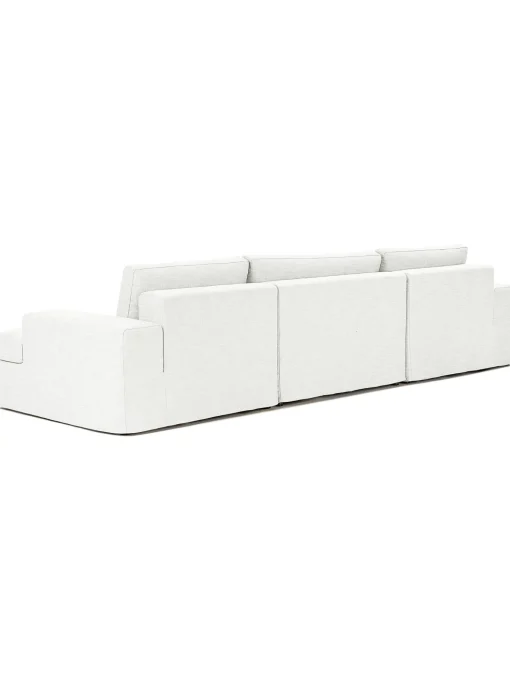 Sofa Modular Con Reposapies Russell (4 Plazas), Desenfundable