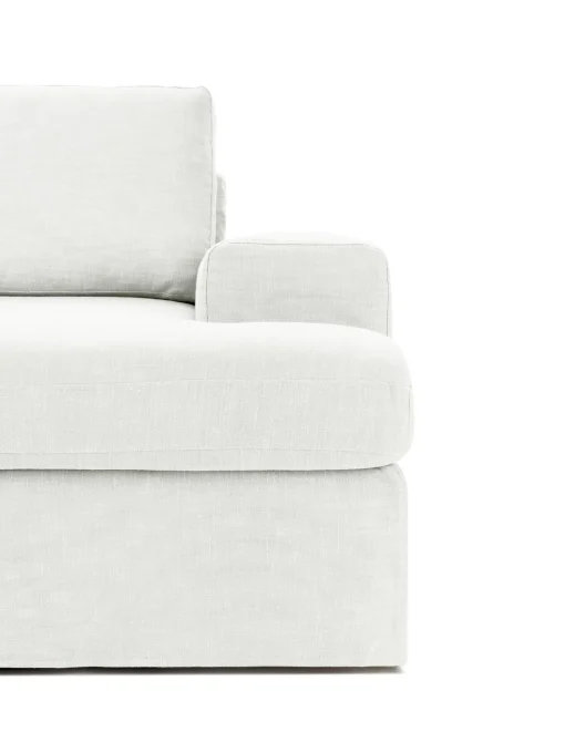 Sofa Modular Con Reposapies Russell (4 Plazas), Desenfundable