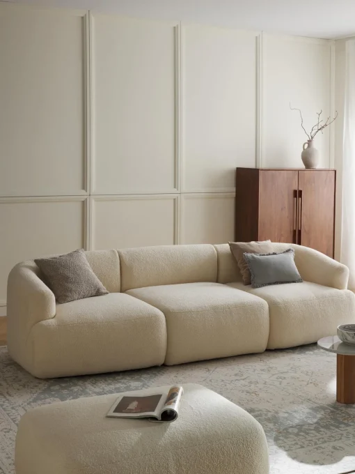 Sofa Modular De Borreguillo Sofia (3 Plazas)