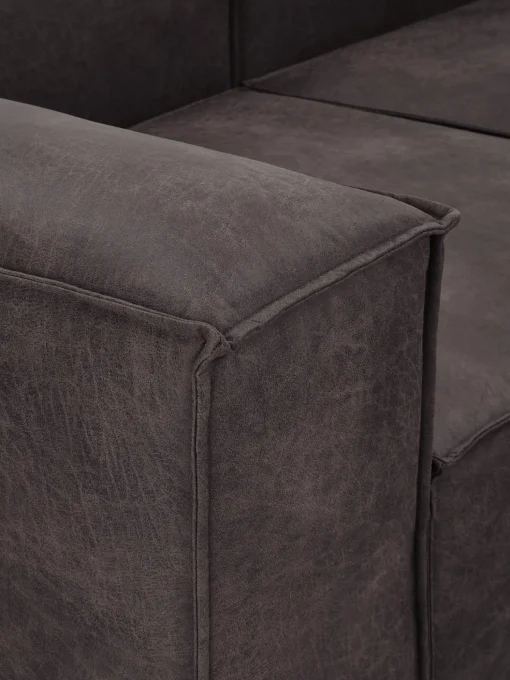 Sofa Modular De Cuero Reciclado Lennon (4 Plazas)