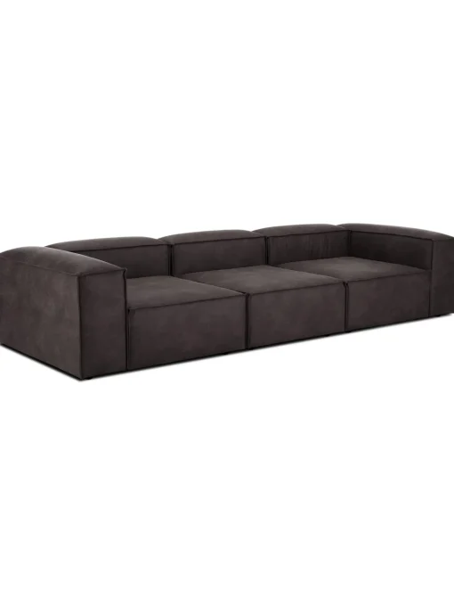 Sofa Modular De Cuero Reciclado Lennon (4 Plazas)