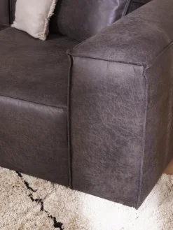 Sofa Modular De Cuero Reciclado Lennon (3 Plazas)