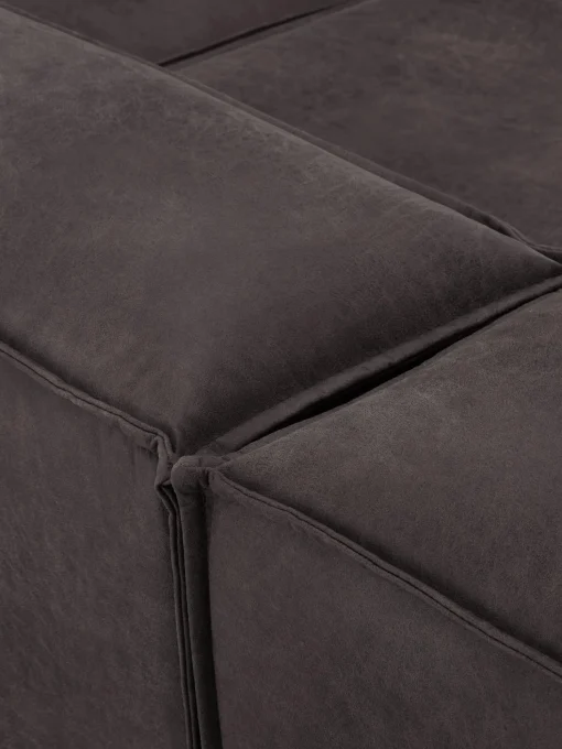 Sofa Modular De Cuero Reciclado Lennon (3 Plazas)