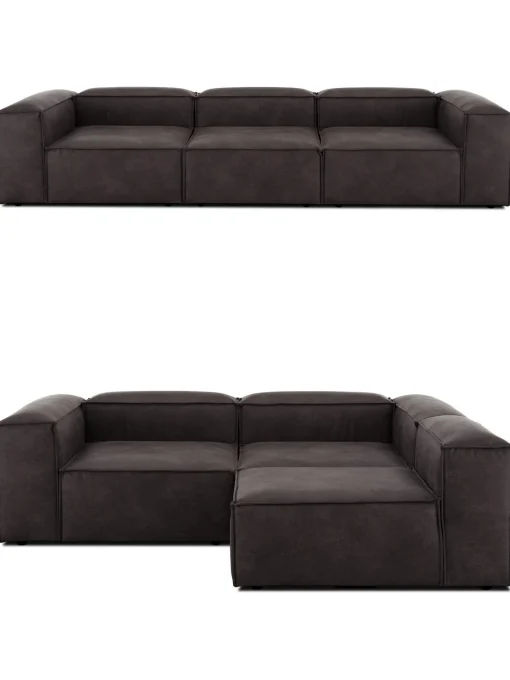 Sofa Modular De Cuero Reciclado Lennon (4 Plazas)