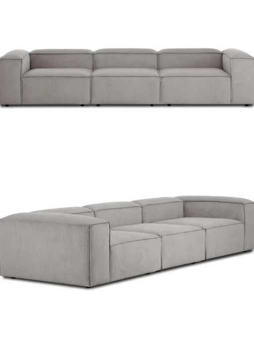 Sofa Modular De Pana Lennon (4 Plazas)