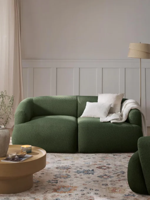 Sofa Modular En Tejido Boucle Sofia (2 Plazas)