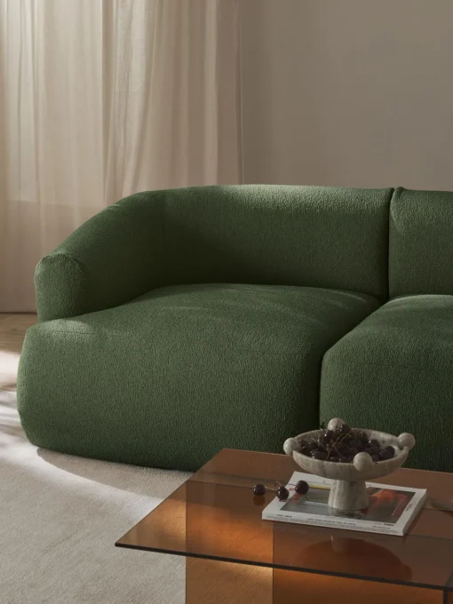 Sofa Modular En Tejido Boucle Sofia (2 Plazas)