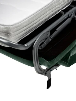 Sofa Rinconera Cama De Terciopelo Luna (3 Plazas), Con Colchon