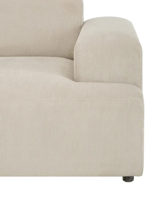 Sofa Rinconera De Pana Melva (4 Plazas)