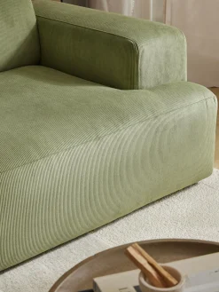 Sofa Rinconera De Pana Melva (4 Plazas)