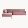 Sofa Rinconera De Terciopelo Fluente