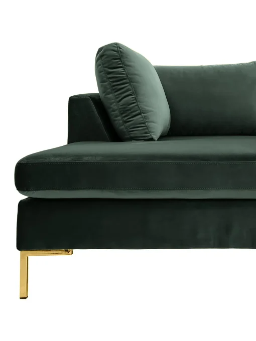 Sofa Rinconera De Terciopelo Luna