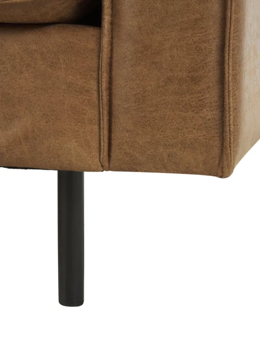 Sofa Rinconera Grande De Cuero Reciclado Hunter
