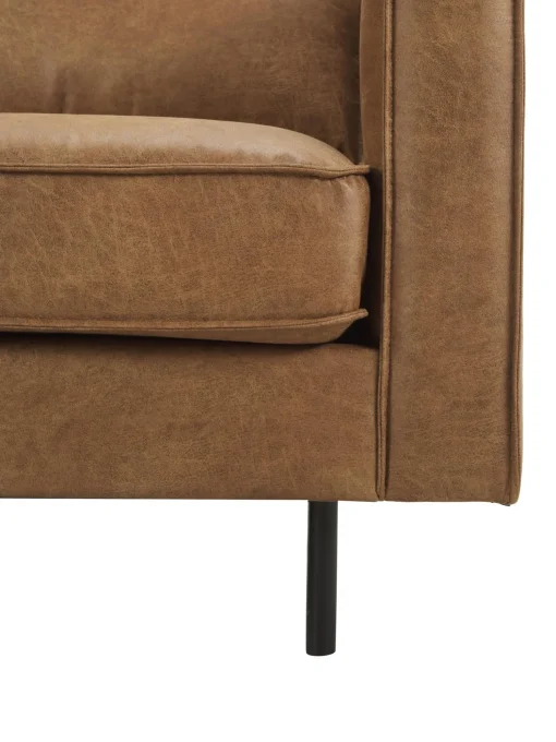 Sofa Rinconera Grande De Cuero Reciclado Hunter