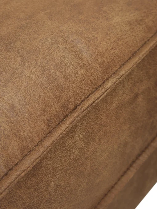 Sofa Rinconera Grande De Cuero Reciclado Hunter