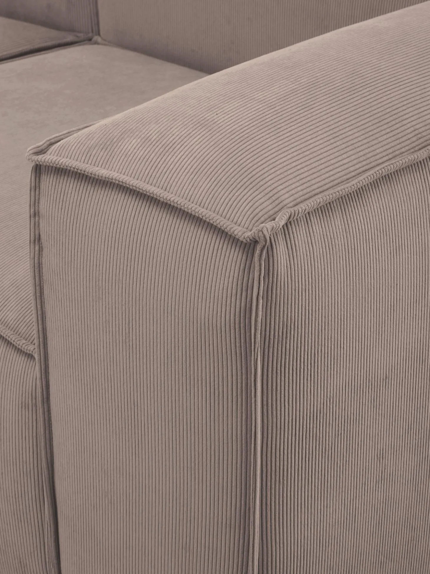 Sofa Rinconera Modular De Pana Lennon (4 Plazas)