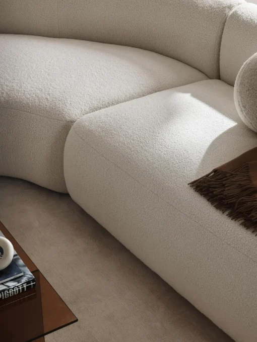 Sofa Rinconera Modular De Borreguillo Sofia (4 Plazas)