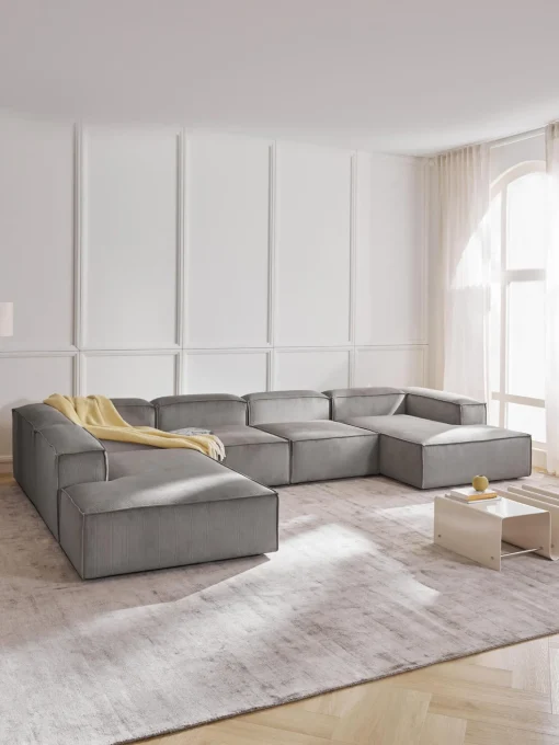 Sofa Rinconera Modular De Pana Lennon