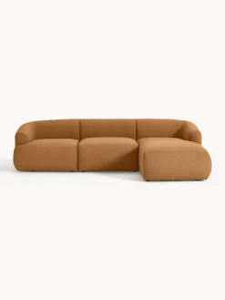 Sofa Rinconera Modular En Tejido Boucle Sofia (3 Plazas)