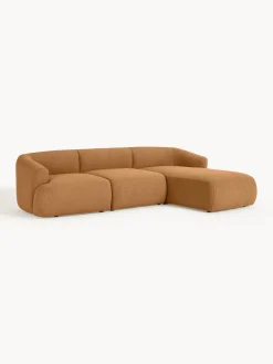 Sofa Rinconera Modular En Tejido Boucle Sofia (3 Plazas)