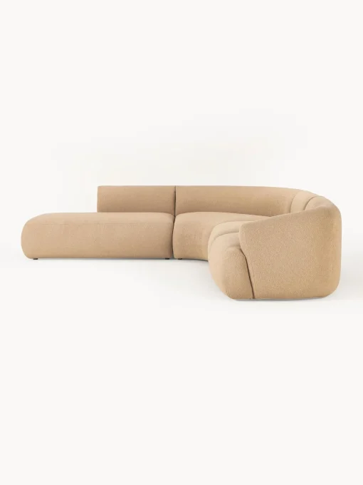 Sofa Rinconera Modular En Tejido Boucle Sofia (4 Plazas)