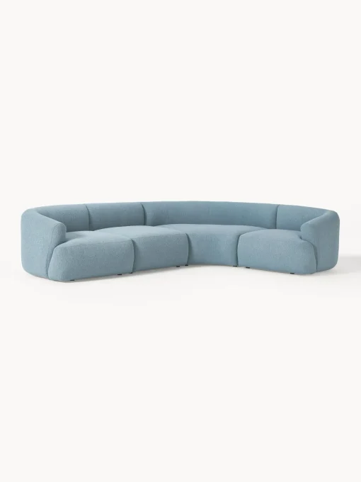 Sofa Rinconera Modular En Tejido Boucle Sofia (4 Plazas)